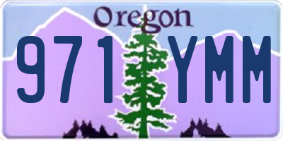 OR license plate 971YMM