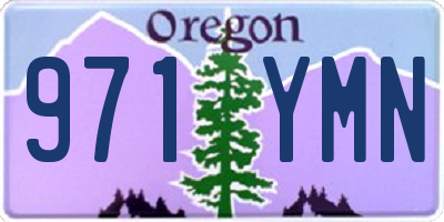 OR license plate 971YMN