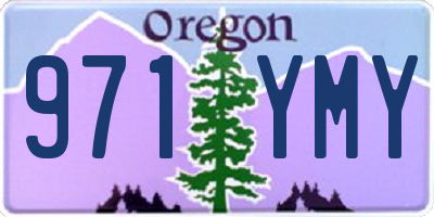 OR license plate 971YMY