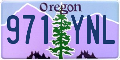OR license plate 971YNL