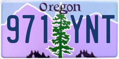 OR license plate 971YNT