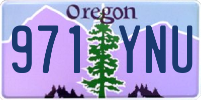 OR license plate 971YNU