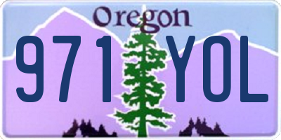 OR license plate 971YOL