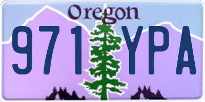 OR license plate 971YPA