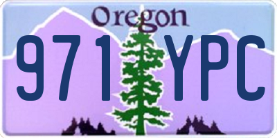 OR license plate 971YPC