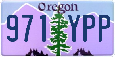 OR license plate 971YPP