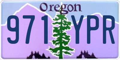 OR license plate 971YPR