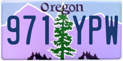 OR license plate 971YPW