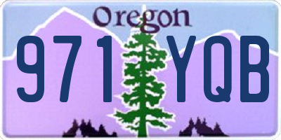 OR license plate 971YQB