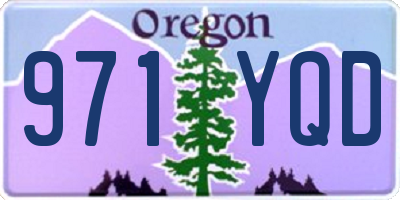 OR license plate 971YQD