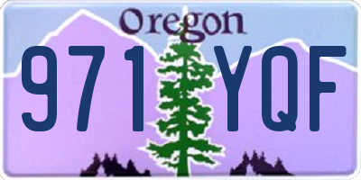 OR license plate 971YQF