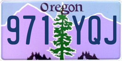 OR license plate 971YQJ