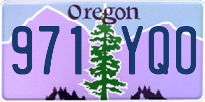 OR license plate 971YQO