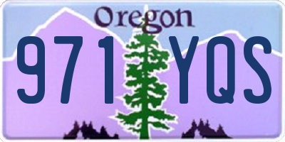 OR license plate 971YQS