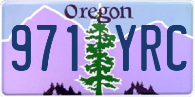 OR license plate 971YRC