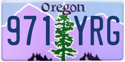OR license plate 971YRG