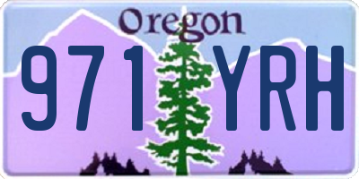 OR license plate 971YRH