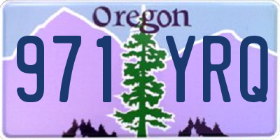 OR license plate 971YRQ