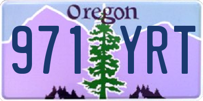 OR license plate 971YRT