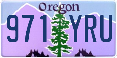 OR license plate 971YRU