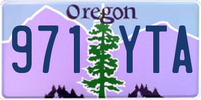 OR license plate 971YTA
