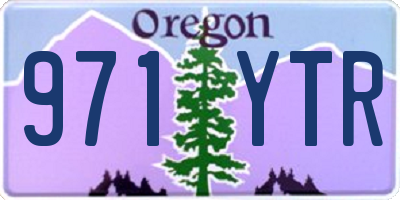 OR license plate 971YTR