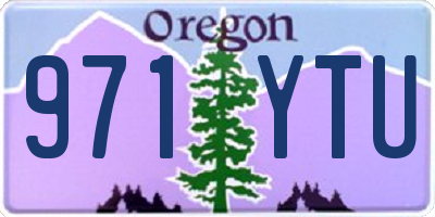 OR license plate 971YTU
