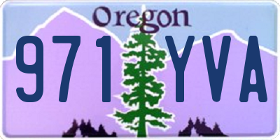 OR license plate 971YVA