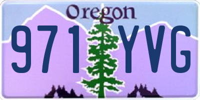 OR license plate 971YVG