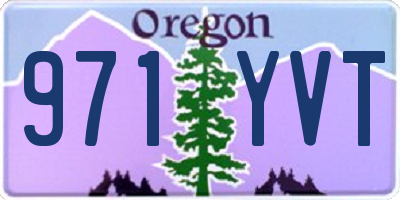 OR license plate 971YVT