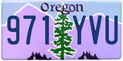OR license plate 971YVU