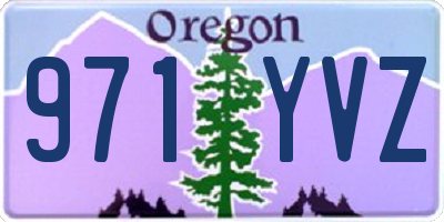 OR license plate 971YVZ
