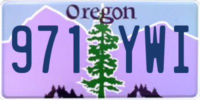 OR license plate 971YWI