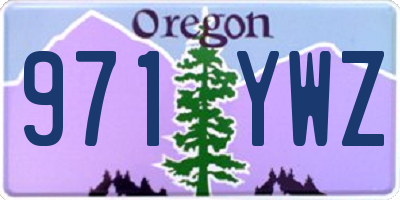 OR license plate 971YWZ