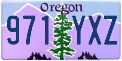 OR license plate 971YXZ