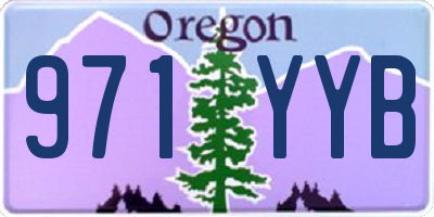 OR license plate 971YYB