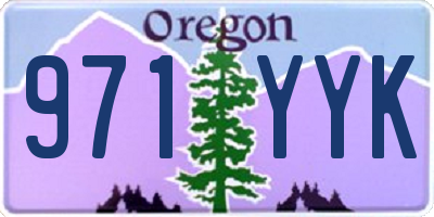 OR license plate 971YYK