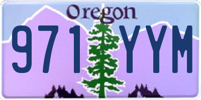 OR license plate 971YYM