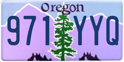 OR license plate 971YYQ