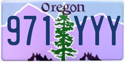OR license plate 971YYY