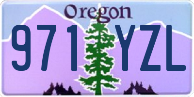 OR license plate 971YZL