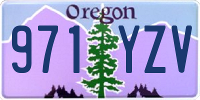 OR license plate 971YZV