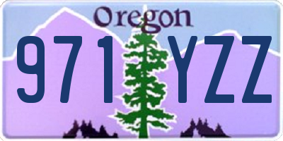 OR license plate 971YZZ