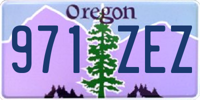 OR license plate 971ZEZ
