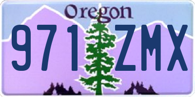 OR license plate 971ZMX
