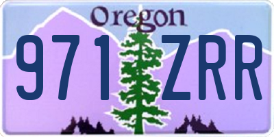OR license plate 971ZRR