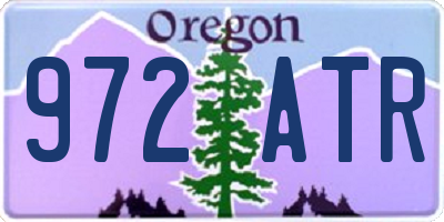 OR license plate 972ATR