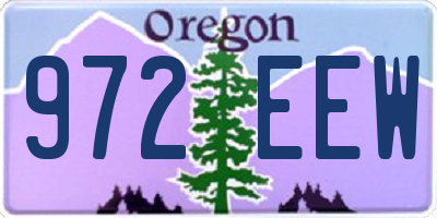OR license plate 972EEW