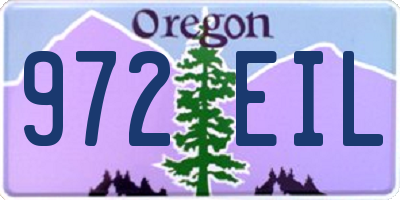 OR license plate 972EIL