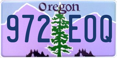 OR license plate 972EOQ